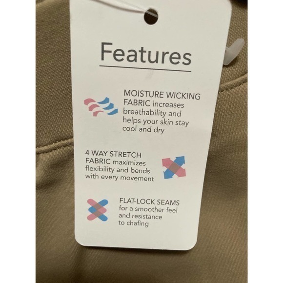 Yogipace NWT‎ tan beige XXL yoga pants career casual - Picture 6 of 8